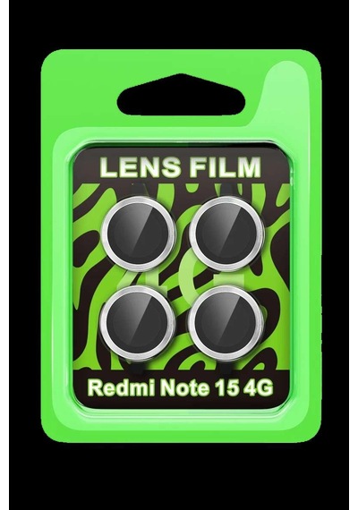 Redmi Note 15 4g Raze Metal Kamera Lens - Gümüş Diğer