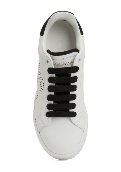 Dolce & Gabbana White Portofino Sneakers Beyaz