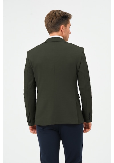 Bonesti Erkek Slim Fit Blazer Ceket Haki