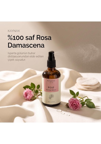 Gül Suyu,%100 Saf Hidrosol Tonik, 100 Ml