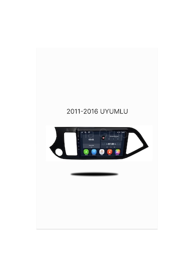 Snp Serisi Kia Picanto 2011 İle 2016 Uyumlu 9 İnç Android Multimedya Sistemi 4-64 Gb Hafıza Carplay Android Auto Ve Geri Görüş Kamerası 9"