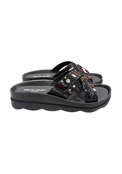 Pierre Cardin Dolgu Topuk Anatomik Taban Bayan Terlik Siyah