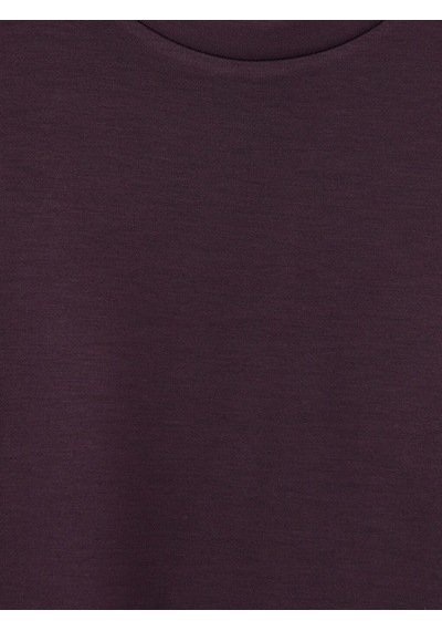 Lcw Modest Mürdüm Soft Touch Kadın Sweatshirt Tunik