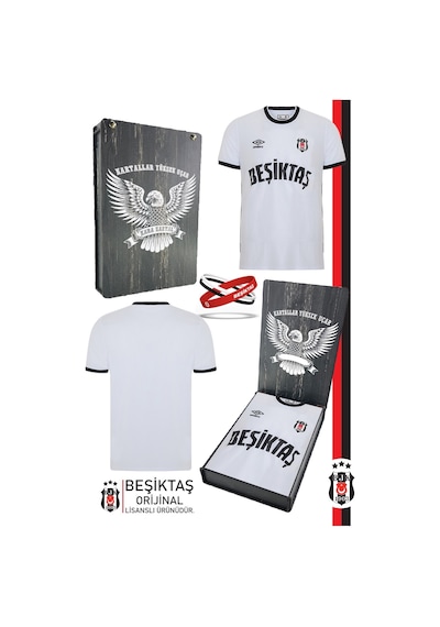 Beşiktaş Orijinal Lisanslı Nostalji Beyaz Çocuk Forma + Bileklik Set Hediyelik Ahşap Kutulu Beyaz - Kırmızı - Siyah Beşiktaş Orijinal Lisanslı Nostalji Beyaz Çocuk Forma + Bileklik Set Hediyelik Ahşap Kutulu Beyaz - Kırmızı - Siyah