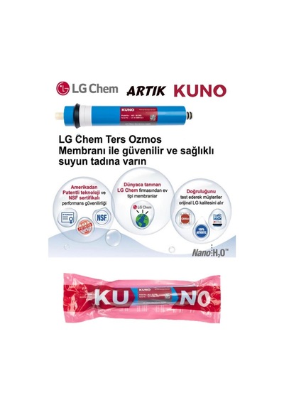 Su Arıtma Filtre Seti Inline Set Lg Kuno Membran En İyi  Set