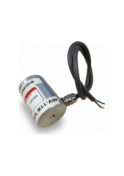 Ø40x60 Mm 24v Elektromıknatıs M6 Bağlantılı, Yandan Kablo Çıkışlı, %100 Çalışma, Güçlü Tutma Ve Sürekli Kullanım Tipi