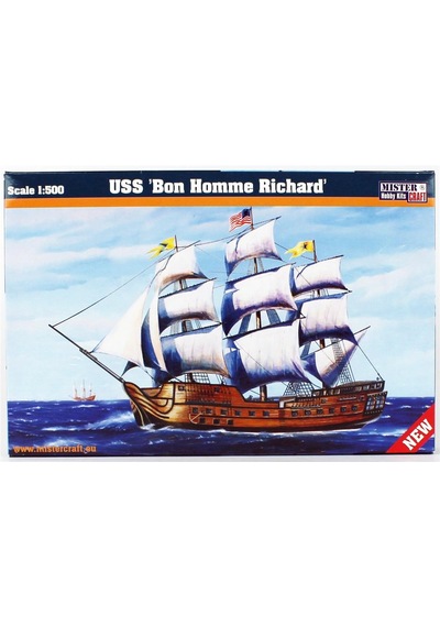 Mistercraft D165 1/500 Uss Bon Homme Richard Yelkenli Gemisi Plastik Model Kiti