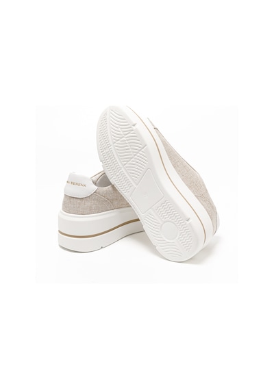 Sneaker Günlük Kadın Diğer 185551ds Donna Serena Tomaıa 5551ds Beige Platino Beige Platino Bej