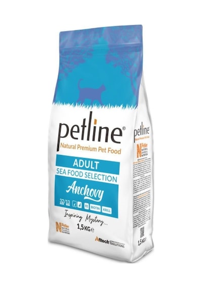 Petline Anchovy Sea Food Hamsili Yetişkin Kedi Maması 1500 G