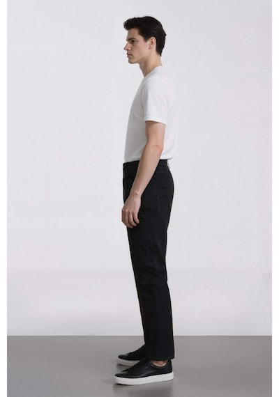 Defacto Sergio Regular Fit Normal Bel Boru Paça Jean Pantolon W6868az26spnm40 Siyah-nm40