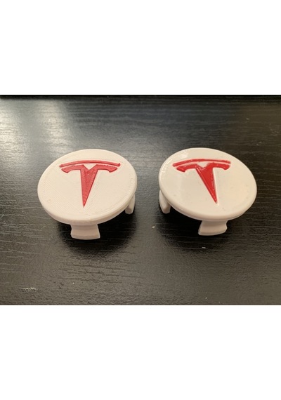 Tesla Jant Kapağı Ek Parça Ve Özelleştirilebilir Plaka İle