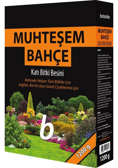 Botanika 5330 Bahçe için Genel Kullanım Ganül Katı Besin 1200 G