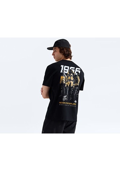 The North Face U 60th Annıversary 1 Relaxed Ss Tee Unisex Outdoor Tişörtü Nf0a8h69jk31 Siyah