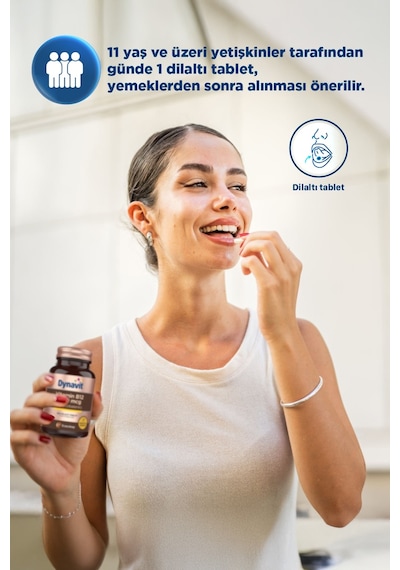 Dynavit Vitamin B12 1000Mcg 100 Dilaltı Tablet