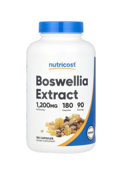 Nutricost Boswellia Extract 65% Boswellic Acid 1,200 Mg 180 Kapsül