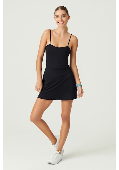 Los Ojos X Melodi Siyah Tenis Elbisesi Spor Elbise Tennis Dress Siyah Siyah