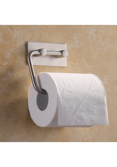 Deltahome Paslanmaz Çelik 30Cm Havluluk  ve Tuvalet Kağıtlığı Set Çelik