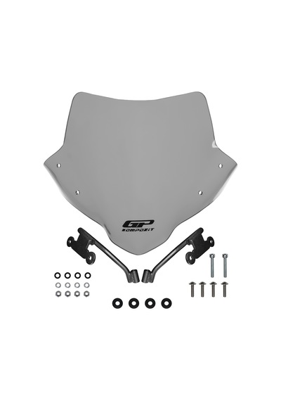 Gp Kompozit Honda Cb500 Hornet 2024-2025 Uyumlu Ön Cam Gri 28 Cm