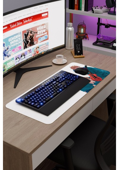 Given Anime V2 - 70x30 Xl Gaming Kauçuk Kaymaz Taban Mouse Pad Fare Altlığı