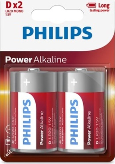 Philips Power Alkalin D Boy Pil Lr20