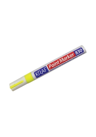 Kraf Paint Markör 830 Sarı 12 Li Paket