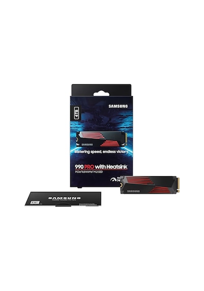Samsung Mz-v9p4t0cw, 990 Pro, 4tb, 7450/6900, Gen4, Nvme Pcıe M.2 2280, Ssd Soğutuculu Türkiye Di