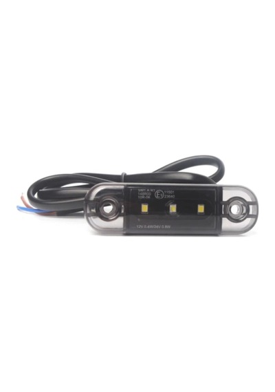 Ahmet Otomotiv 10 Adet Füme Dekoratif Yan Aydınlatma Led Lamba Beyaz 12volt-24volt