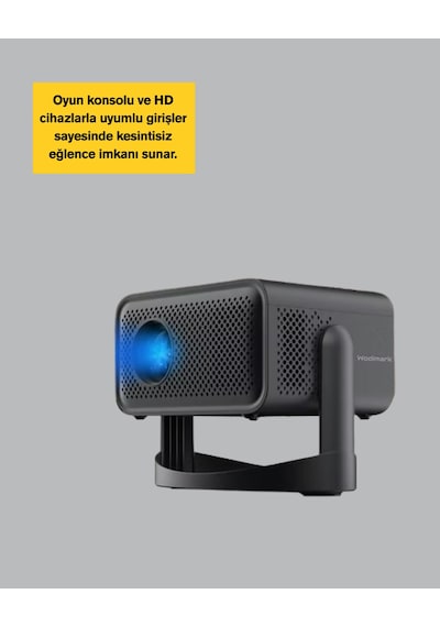 Wifi 6 Ve Bluetooth 5 Bağlantılı Taşınabilir Projeksiyon Makinesi