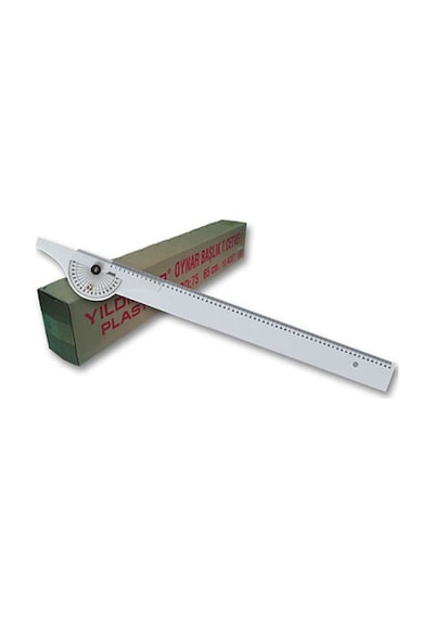 Yıldızlar 075 Oynar Başlıklı T Cetveli 65 CM Şeffaf
