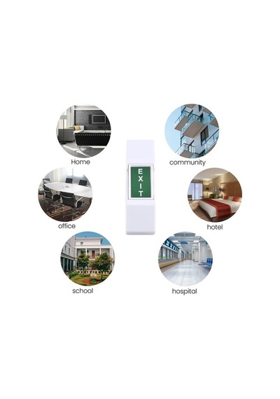 Devremarkt Çıkış Exit Buton Push Tip Com No Nc Kapı Alarm Acil Durum Anahtar Düğme Emergency Plastik Kutu
