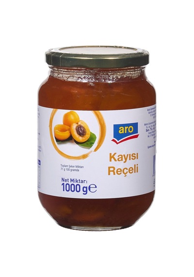 Aro Kayısı Reçeli 1 Kg - Kahvaltılık Lezzet 6'li Avantaj Paketi - 6 Adet Tarı