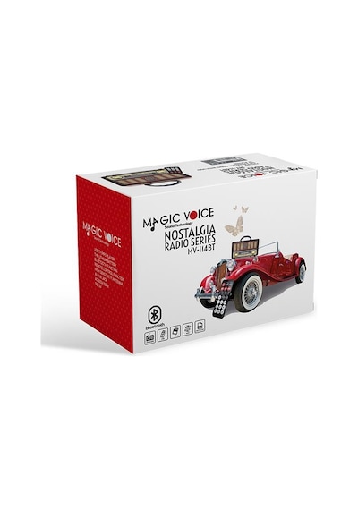 Magicvoice Mv-114bt Usb - Sd - Fm - Bluetooth Destekli Nostaljik Radyo