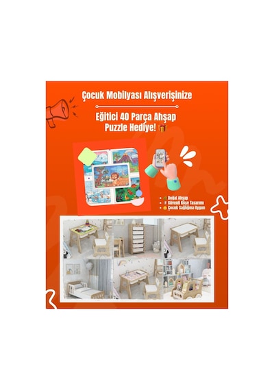 Zürafa Montessori Ahşap Öğrenme Kulesi - 743293242 Diğer Zürafa Montessori Ahşap Öğrenme Kulesi - 743293242 Diğer