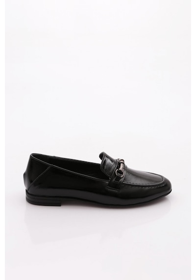 Dgn 506 Kadin Loafer Ayakkabi Siyah