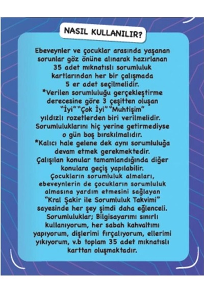 Mey İthalat Chv-102049 Sorumluluk Takvimi