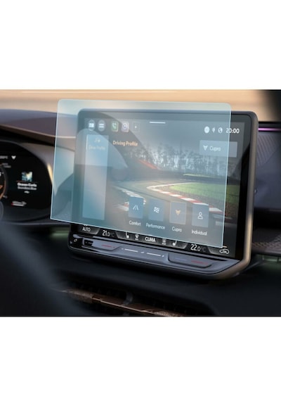 Cupra Terramar Uyumlu Ekran Koruyucu 12.9 İnç Multimedya Navigasy