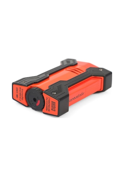 Conquistador Çift Torch Turuncu Siyah Defi Extreme Dizayn Metal Puro Çakmağı Cnq-026