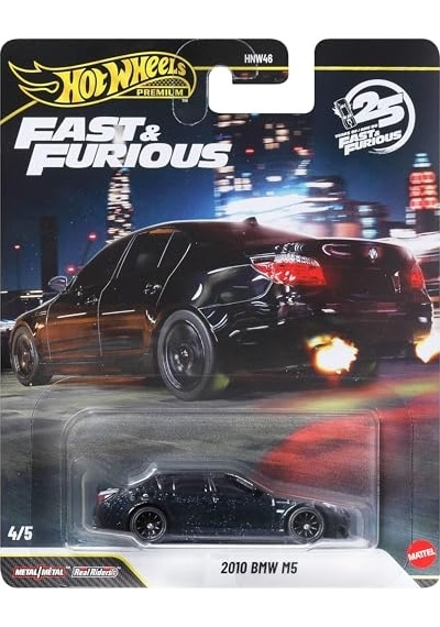 Hot Wheels F&f Bmw M5 Fast & Furious Film Serisinden İlham Alarak Koleksiyoncular İçin Tasarlanan 1:64 Ölçekli Hot Wheels Fast & Furious Premium Arabalar, Jhw62 Hot Wheels F&f Bmw M5 Fast & Furious Film Serisinden İlham Alarak Koleksiyoncular İçin Tasarlanan 1:64 Ölçekli Hot Wheels Fast & Furious Premium Arabalar, Jhw62