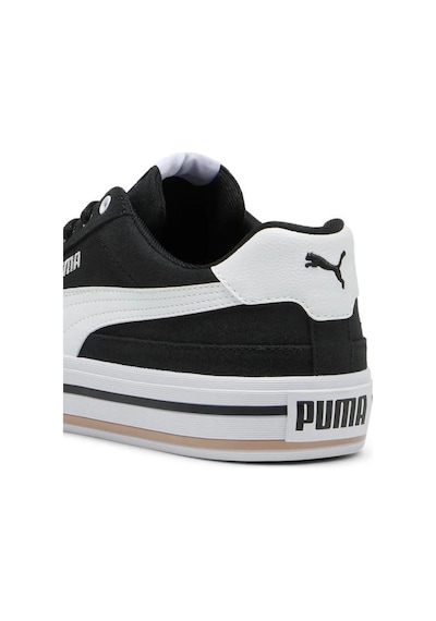 Puma 39635303 Court Classıc Vulc Black Whıte Unisex Sneaker Siyah