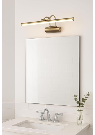 Eskitme Flüt Duvar Apliği 35cm 6w Led 3200k Gün Işığı Banyo, Ayna, Resim, Tablo, Çerçeve Üs