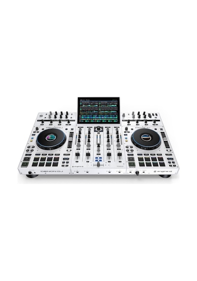 Denon Prıme 4 + Whıte İkinci Nesil Profesyonel 4-kanal Dj Controller, Standalone Player, Engine Prime Sistemi Beyaz