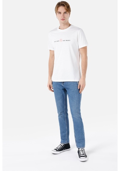 Colin's Colins Beyaz Erkek Tshirt K.Kol Cl1062935 Q1.V2 Ofw Beyaz