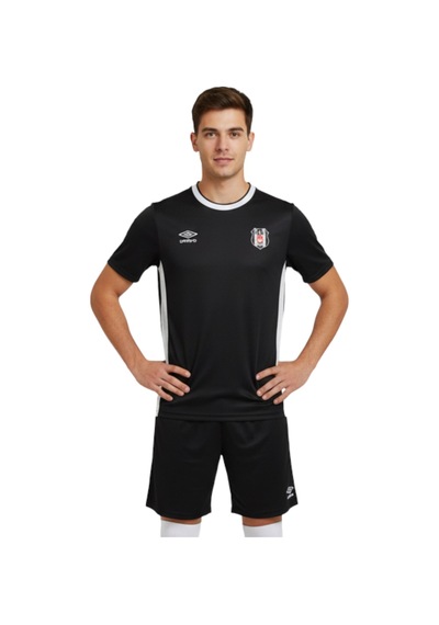 Beşiktaş Lisanslı Umbro Siyah Nostaji Forma Siyah-beyaz