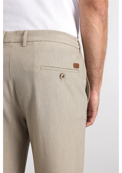 Süvari Bej Slim Düz Jogger Pantolon Spn2020500003-bj3