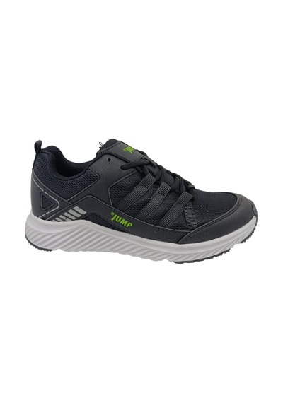 Jump 24865 Unisex Siyah Neon Yeşil Yürüyüş Koşu Spor Ayakkabı Siyah