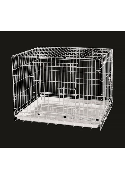 Dayang Köpek Kafesi Beyaz 78X48X55