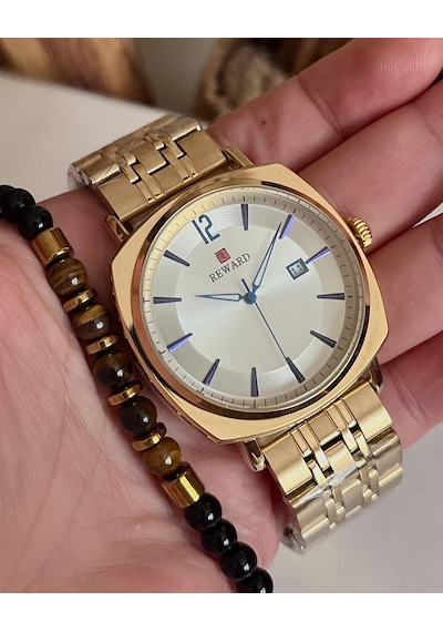 Reward Rw38350 Çelik Kordon Gold Takvimli Erkek Kol Saati