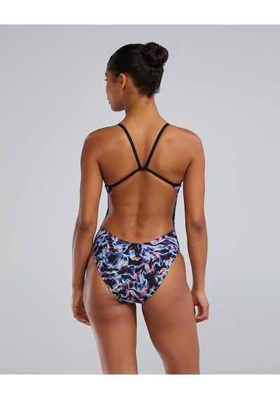 Tyr Durafast Elite Kadın Cutoutfit Mayo - Energia Mor