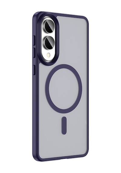 Galaxy Uyumlu S25 Edge Kılıf Magsafe Destekli Kamera Yükseltili Silikon Mat Parmak İzi Tutmayan Pazarplus Koyu Yeşil