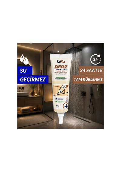 Beyaz 250 Gr Derz Tamir Seti Hazır Derz Dolgusu, Derz Sökme Aleti, Testere, Spatula Ve Sünger